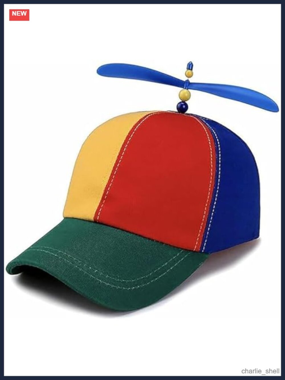 Adjustable Cotton Baseball Cap Cartoon Helicopter Propeller Snapback Hat